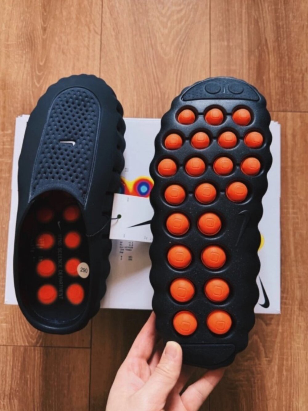 New - Nike Mind 001 Slide “Black Chrome”